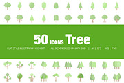 Tree Flat Style Icon, an Icon by sripfoto (Thumbnail 1 of 2)
