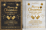 Merry Christmas Flyer, a Flyer Template by Creative  designer (Thumbnail 1 of 5)