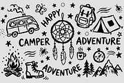 Camping Doodle Illustrations, an Object Illustration by Huza Studio (Thumbnail 7 of 10)