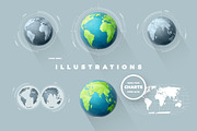 Planet Earth infographic, a Work Illustration by blauananas (Thumbnail 3 of 8)