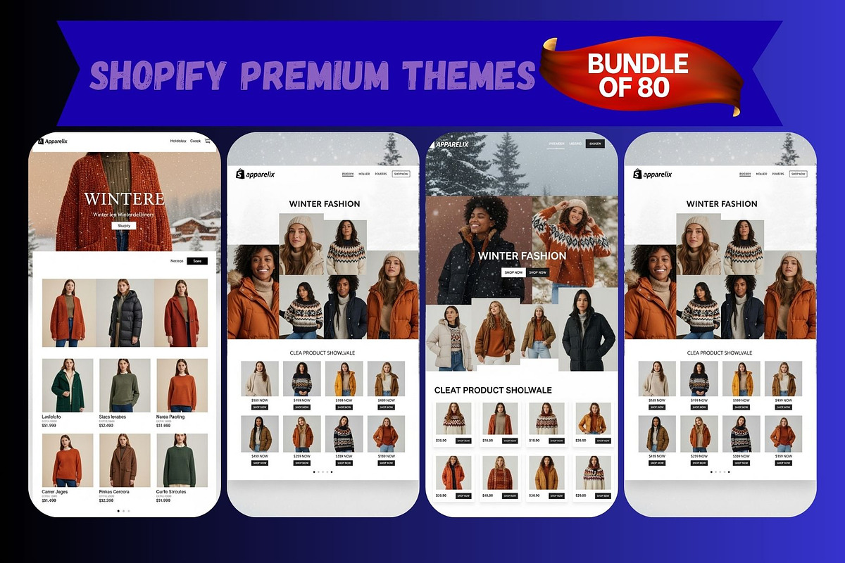 Shopify Premium bundle of 80 Themes preview 5