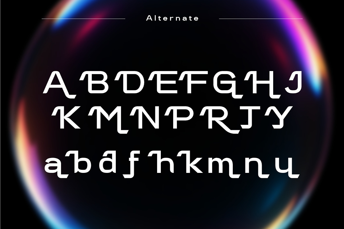 Betafind - Futuristic Font, a Sans Serif Font by Rishsketch (Photo 11 of 13)