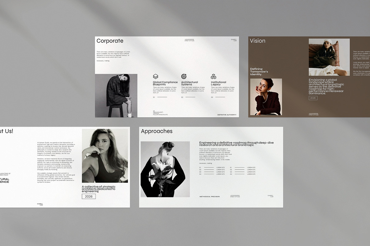 Portfolio Presentation Template, a Presentation Template by Slide_Genius1 (Photo 5 of 10)