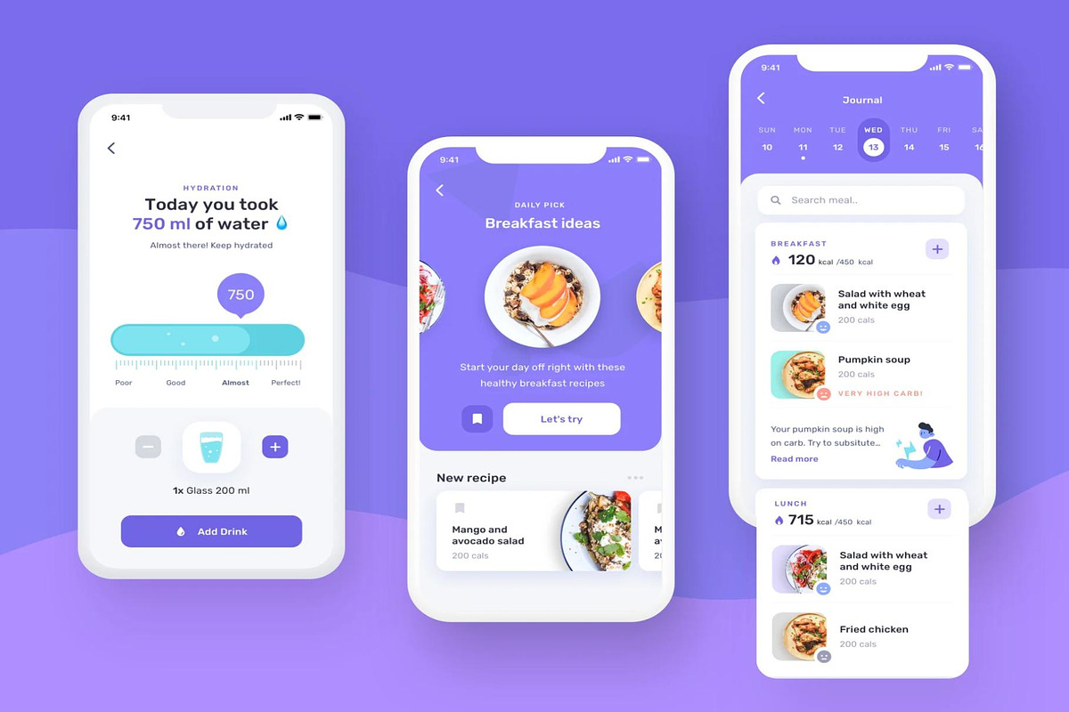 Momotaro Health UI Kit, an UI Kit Template by Creative Perspective (Photo 7 of 8)
