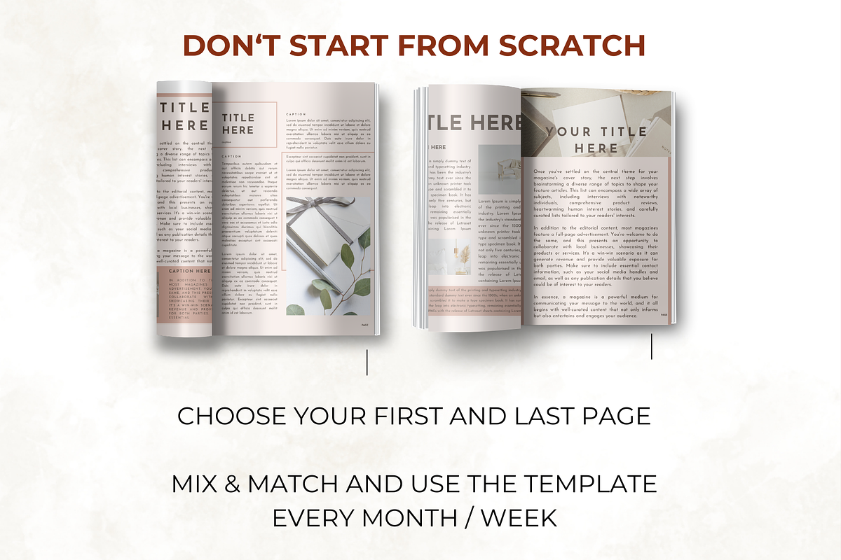 50 Editable Newsletter Templates, a Presentation Template by Digital By Nikoleta (Photo 2 of 10)