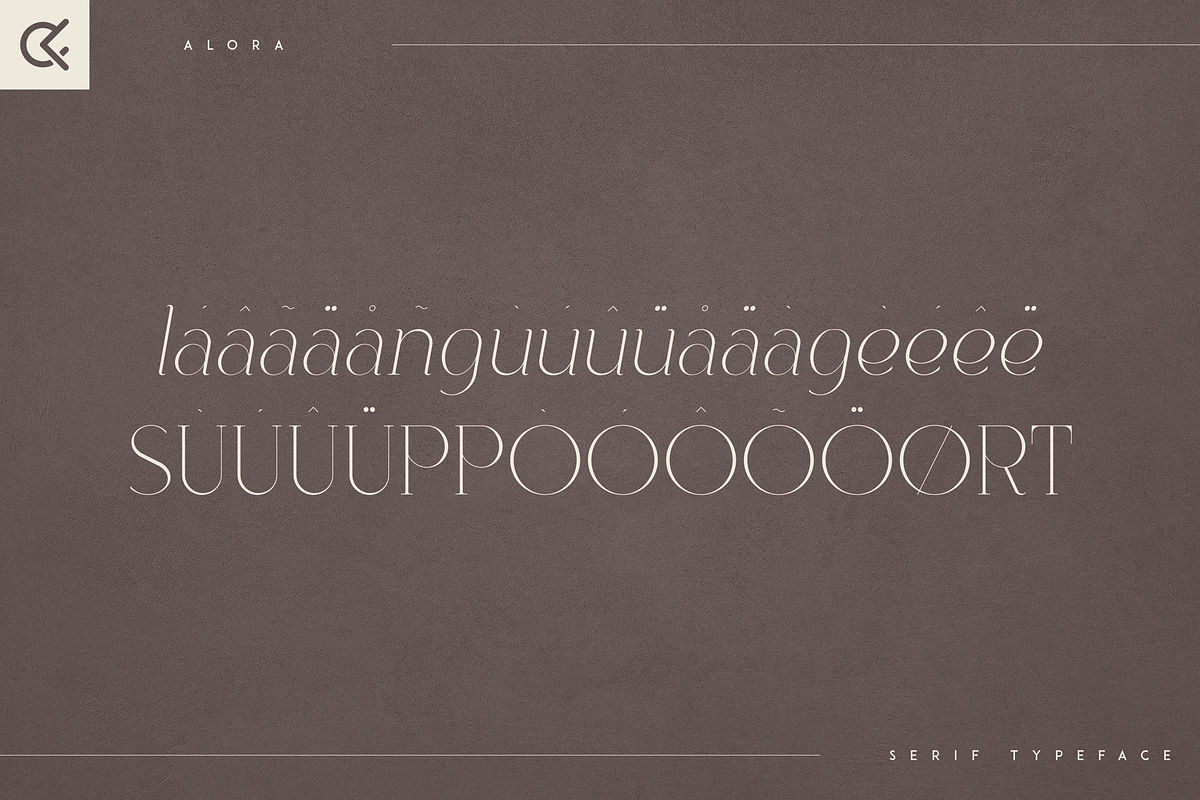 Alora - serif typeface | 4 fonts, a Serif Font by Only Fonts (Photo 9 of 10)