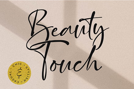 Beauty Touch | Lovely Script Fonts