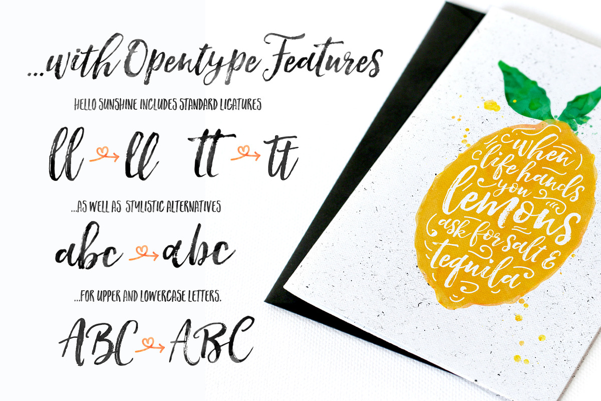 Hello Sunshine Font Duo, a Script Font by Nicky Laatz (Photo 9 of 10)