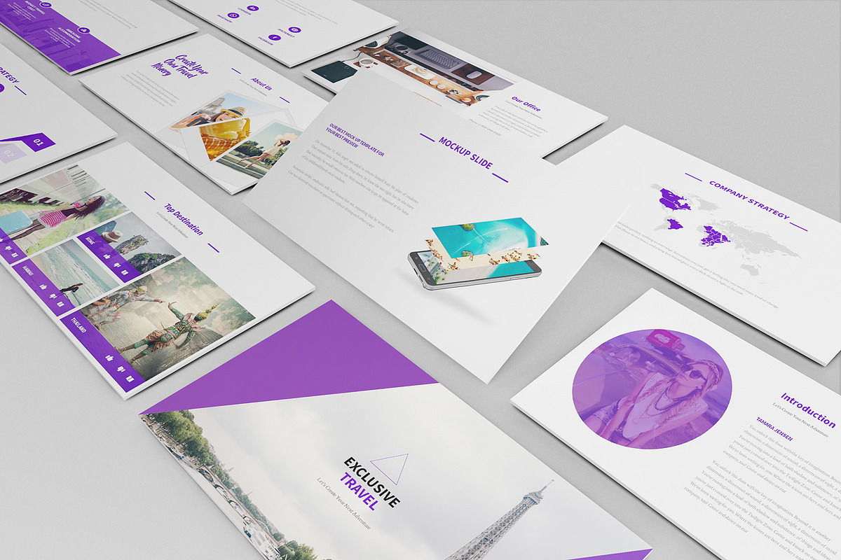 Travel Agency Google Slides Template, a Presentation Template by Incools Stokie (Photo 8 of 10)