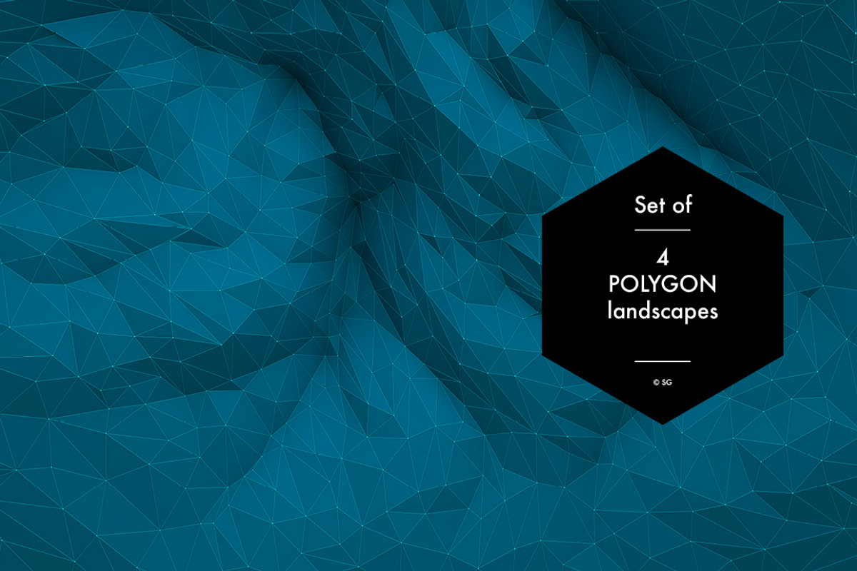 Polygon Landscape, an Illustration by helloSG (Photo 6 of 6)