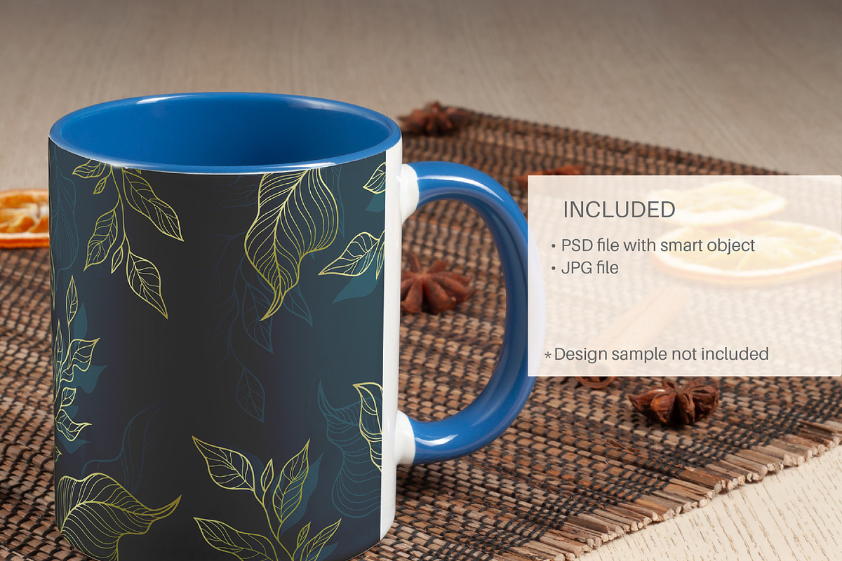 11oz Two-tone Mug Mockup, a Cups & Container Mockup by MockupsBox (Photo 4 of 4)