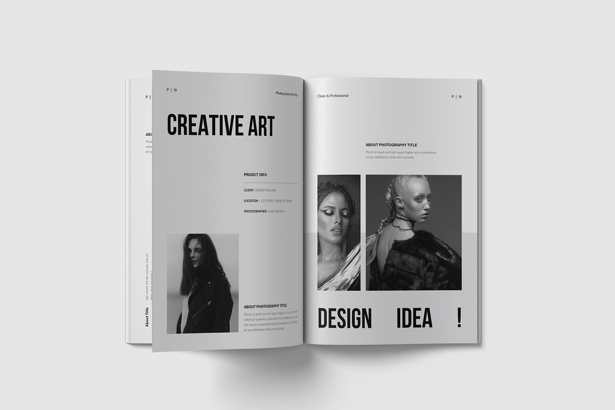 Photography Portfolio Canva Template, a Brochure Template by NorthPeak (Photo 8 of 14)