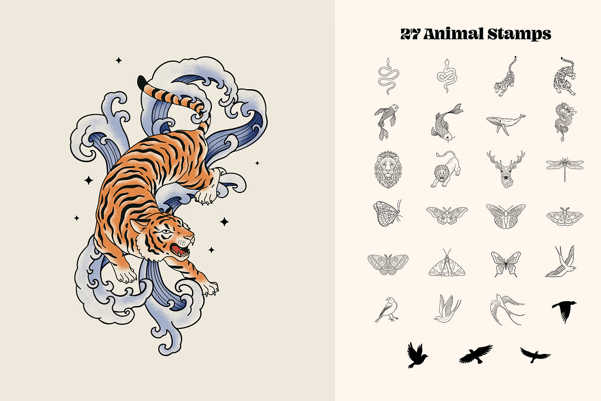 Procreate Tattoo Artist Studio, a Brush Add-On by Pencil Twist (Photo 2 of 12)