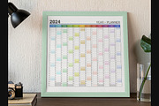 Calendar 2024 Planner Simple Style, a Stationery Template by WORAKAMON Design Studio (Thumbnail 5 of 5)