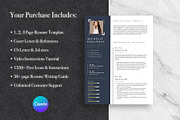 Modern Resume Template Pack | Canva, a Resume Template by Lux Resume (Thumbnail 8 of 9)