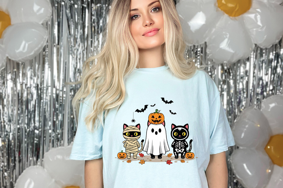 Funny Halloween Png Spooky Cat Png, an Illustration by designcity5 (Photo 4 of 8)