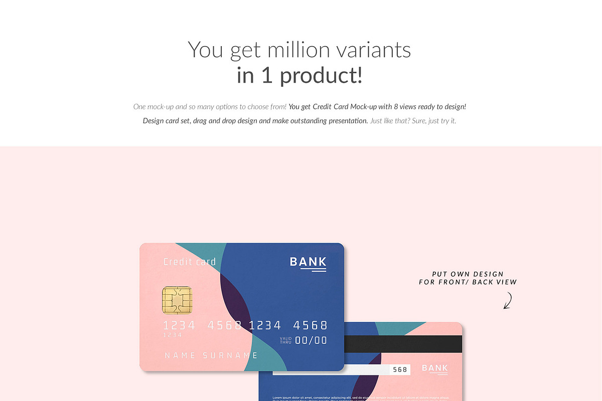 Credit Cards 8x Mock-ups Generator, a Mockup by Mocca Mockups Store (Photo 3 of 6)