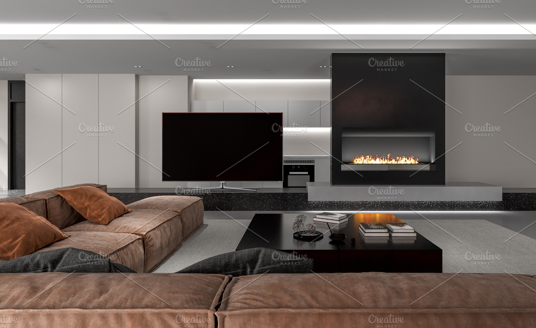 Modern Luxury: Open Concept Interior, an Architecture Photo by Pozitivo