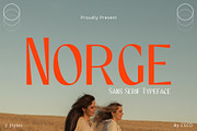 Norge – Contemporary Sans Serif, a Sans Serif Font by Craft Supply Co. (Thumbnail 1 of 8)