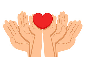 Family Day. Hands of a father