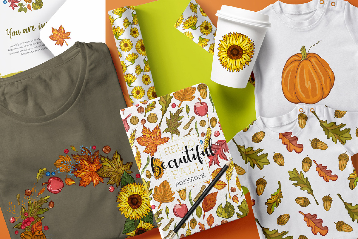 Hello Autumn Collection, a Decorative Illustration by VioSilent (Photo 10 of 10)