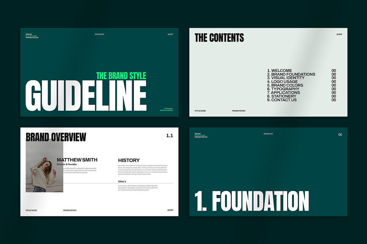 The Brand Style Guideline Template, a Branding & Logo Template by Oriofix (Photo 6 of 11)