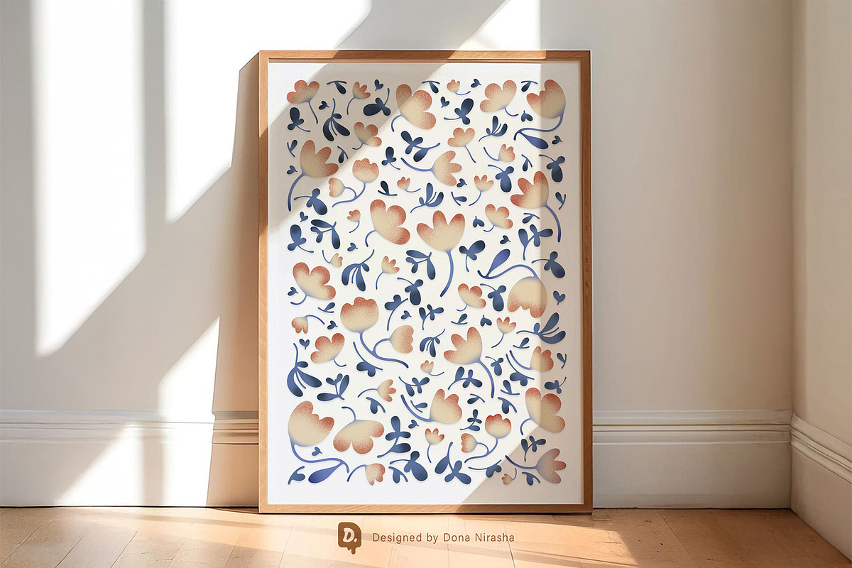 Peach Reverie Printable Wall Art, a Decorative Illustration by BloomToLife By Dona (Photo 2 of 6)