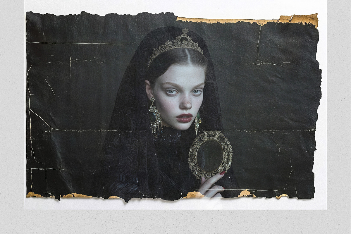 Vintage Torn Edges Effect Overlays, a Brushes & More by PhotoSpirit (Photo 5 of 10)
