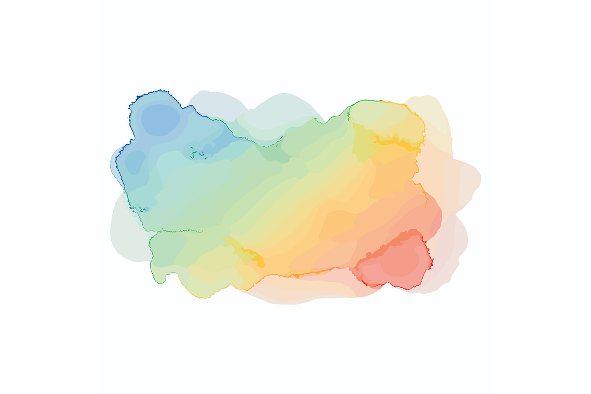 Abstract Watercolor Brush Strokes, a Decorative Illustration by Designer_Momina (Photo 2 of 11)
