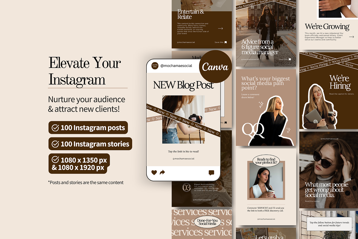 Instagram Templates Social Media Coach preview 2
