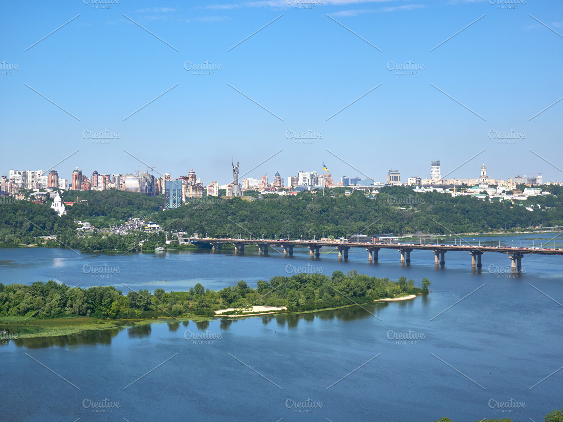 Panoramic view of a city skyline, a Nature Photo by PopotLane