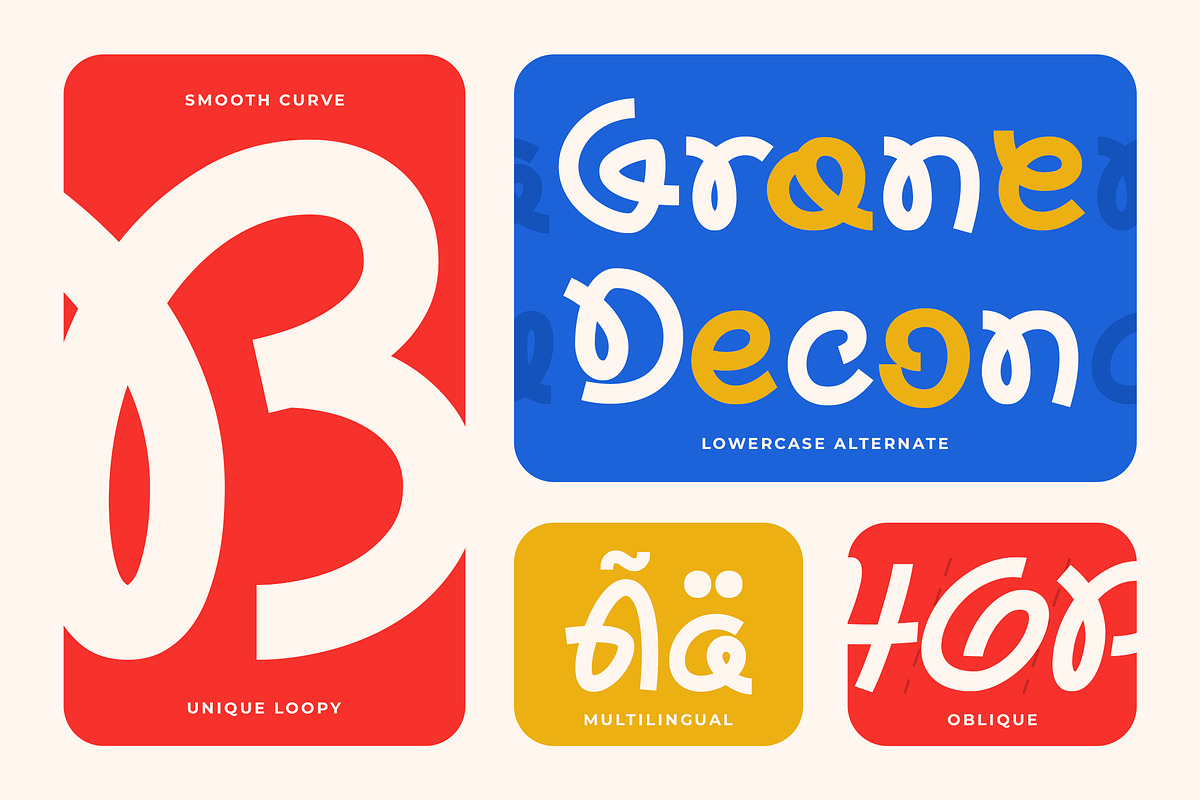 Bashmie - Modern Loopy Sans Serif, a Sans Serif Font by Typia Nesia (Photo 9 of 9)