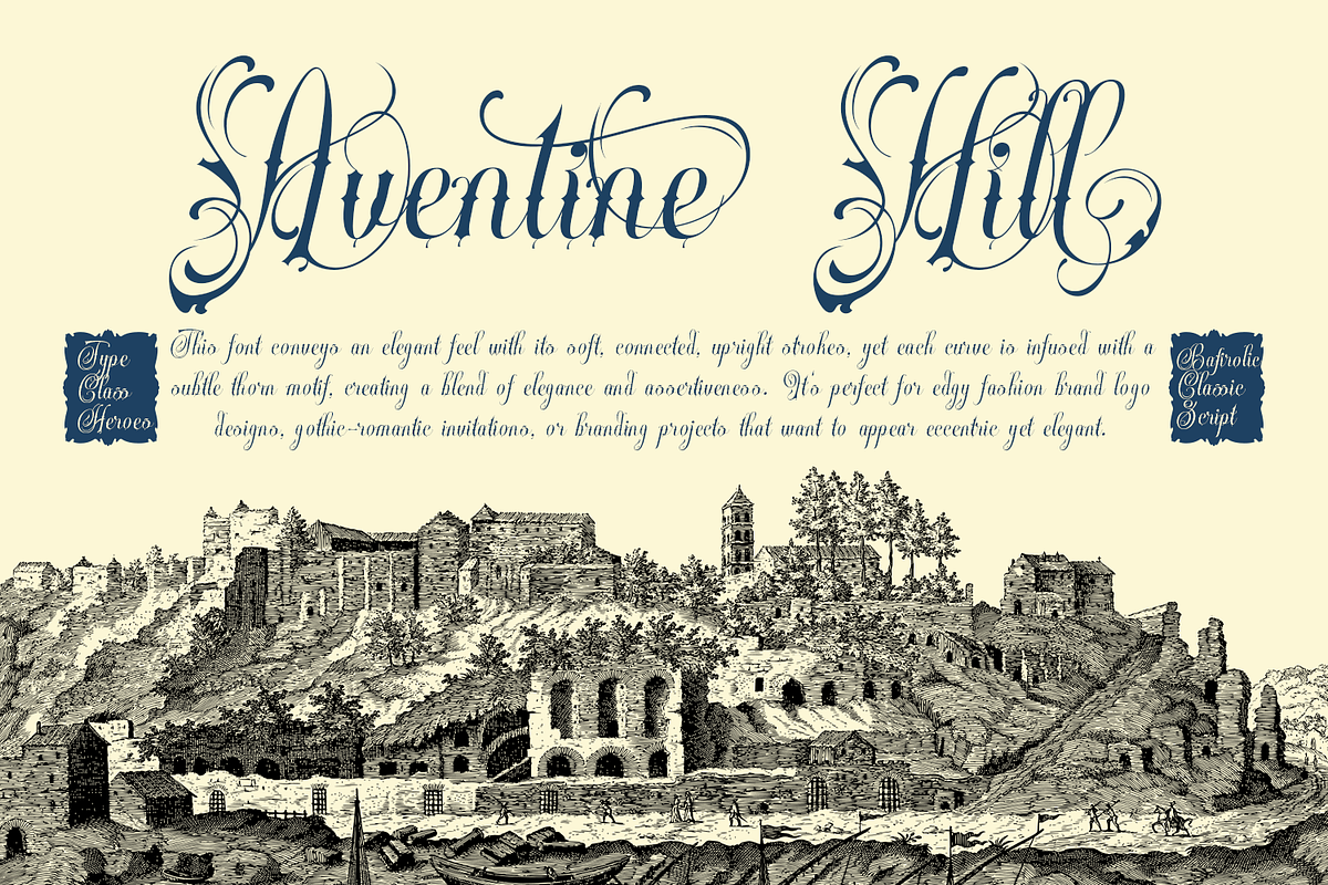 Bafirolic Classic Script, a Script Font by TypeClassHeroes (Photo 8 of 10)