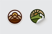 Mountain Logo, a Branding & Logo Template by Guna Studio (Thumbnail 3 of 6)