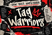 Tag Warriors, a Script Font by Wow Magic (Thumbnail 3 of 5)