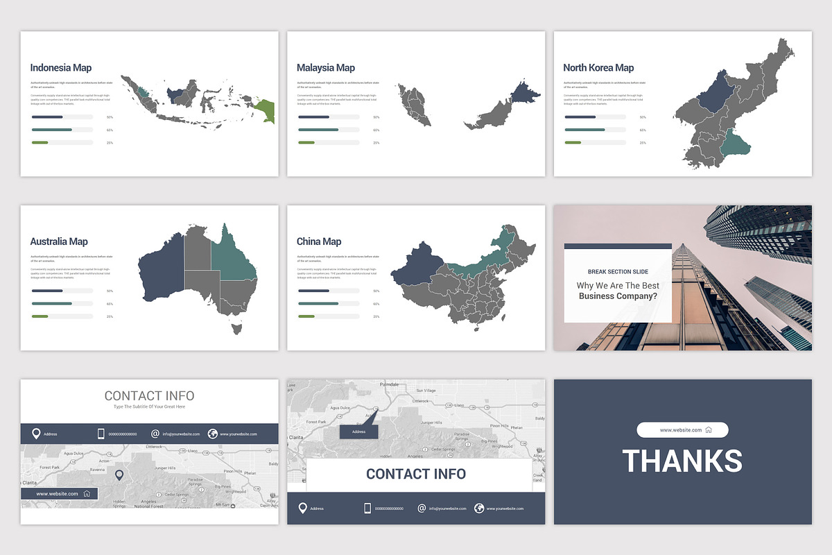 Power Edge PowerPoint Template, a Presentation Template by SlideOne (Photo 42 of 42)