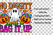 Halloween PNG, No Diggity Bout PNG, a Graphic by Clipart Bloom (Thumbnail 2 of 2)