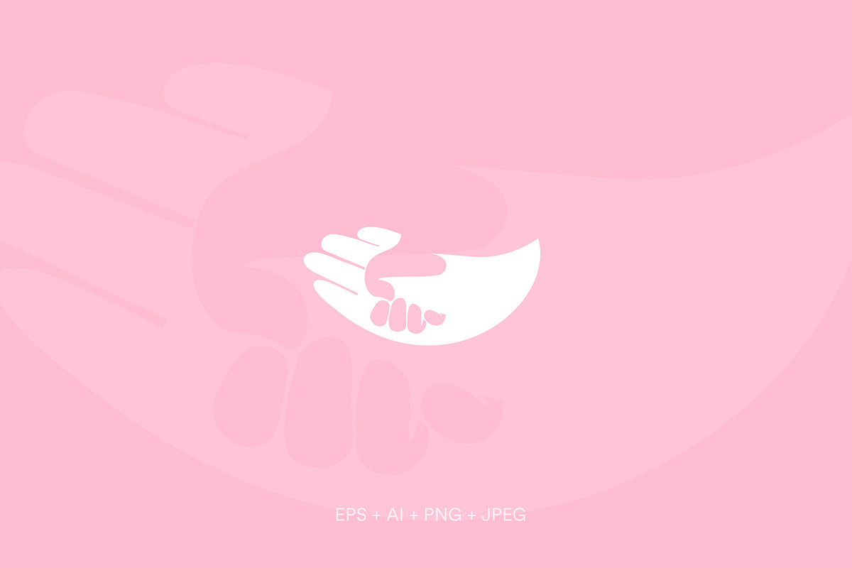 Mother Hand Logo Template, a Branding & Logo Template by Artyway Logo (Photo 3 of 4)