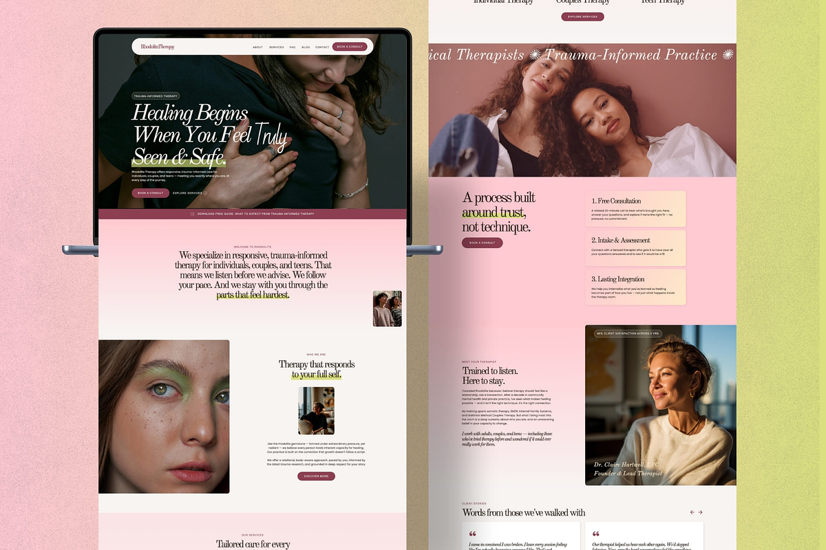 Showit Website template Therapist, an App Template by Digital&Chic (Photo 7 of 8)