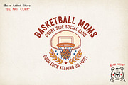 Cute Basketball Mom & Game Day, a Sport Illustration by GlitterCraft (Thumbnail 52 of 101)