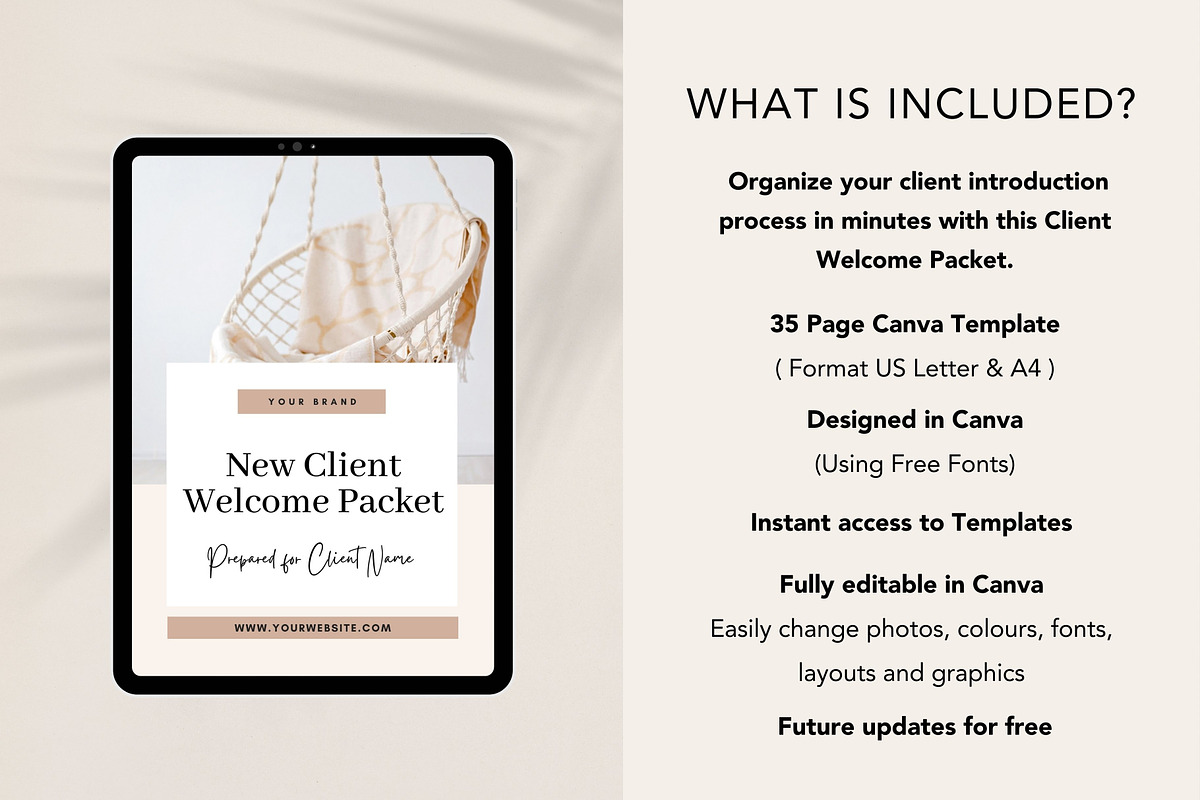 Coaching Client Welcome Pack Canva, a Brochure Template by DeeBeeDesign (Photo 6 of 10)