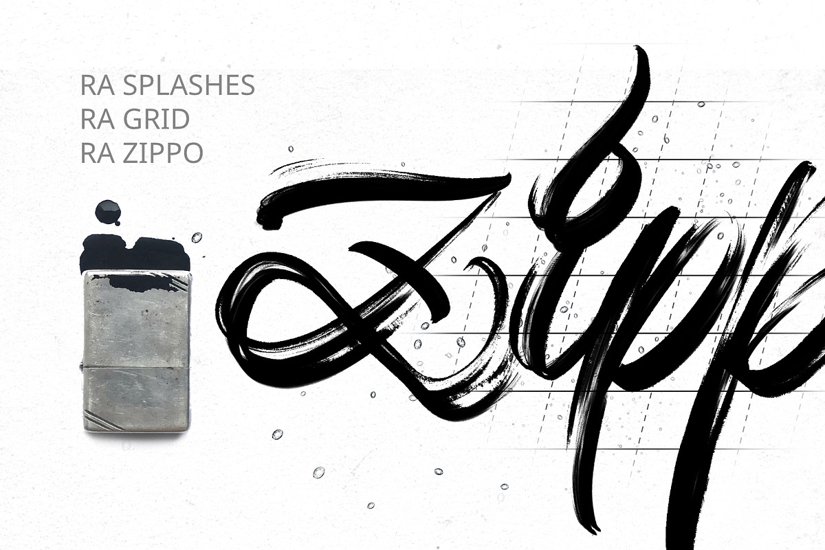 Without Lettering Brushes. Procreate, a Brush Add-On by Diacritics (Photo 3 of 15)