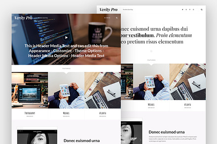 Verity Pro - Portfolio & Blog Theme
