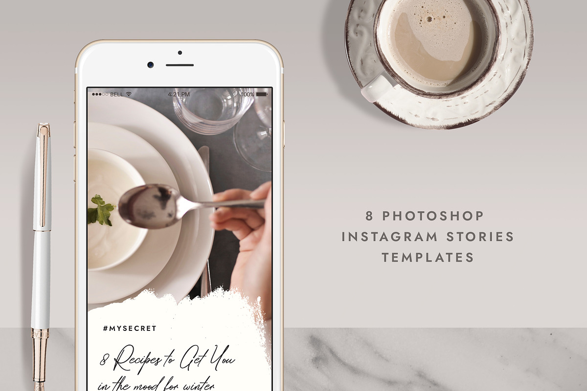 Instagram Storyies for Blogger IN003, a Social Media Template by Draca Design Co (Photo 2 of 7)
