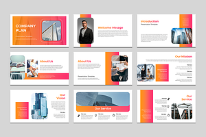 Company Plan - PowerPoint Template