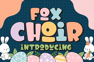 Fox Choir Font, a Font by Fox7 By Rattana