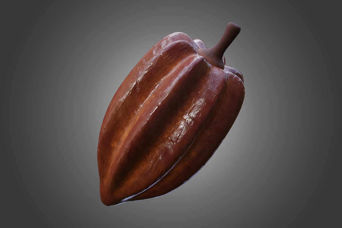 3D Stylized Cocoa, a Food & Drink 3D Model by BaconTaco (Photo 1 of 2)