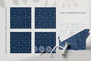 Indigo Seamless Patterns, a Pattern Graphic by Tkoko vectors & patterns (Thumbnail 8 of 16)