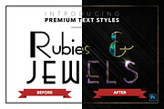 Rubies & Jewels #3 - 20 Text Styles, a Layer Style Add-On by Jonas Stensgaard (Thumbnail 22 of 23)