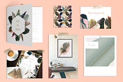 Pink tropical frames and patterns, an Illustration by marie dricot (Thumbnail 11 of 15)